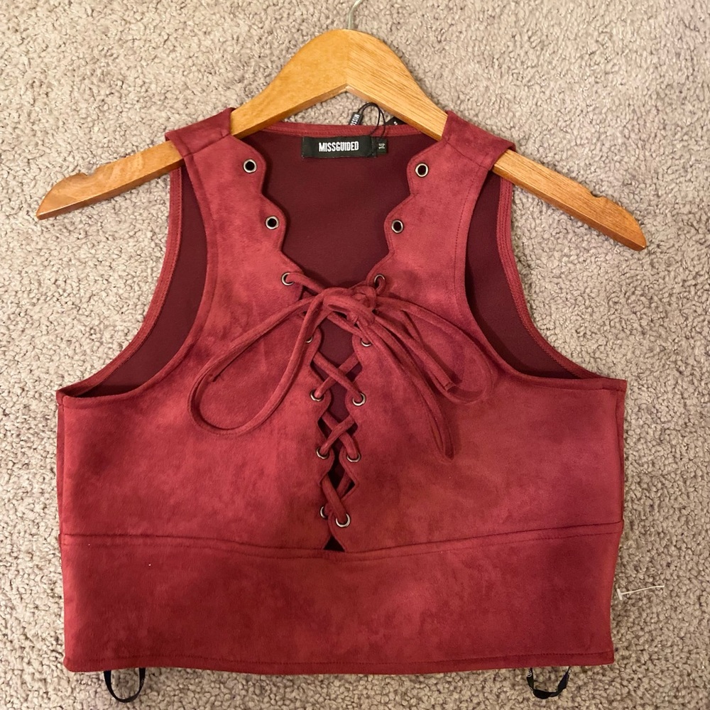 Misguided cropped top.